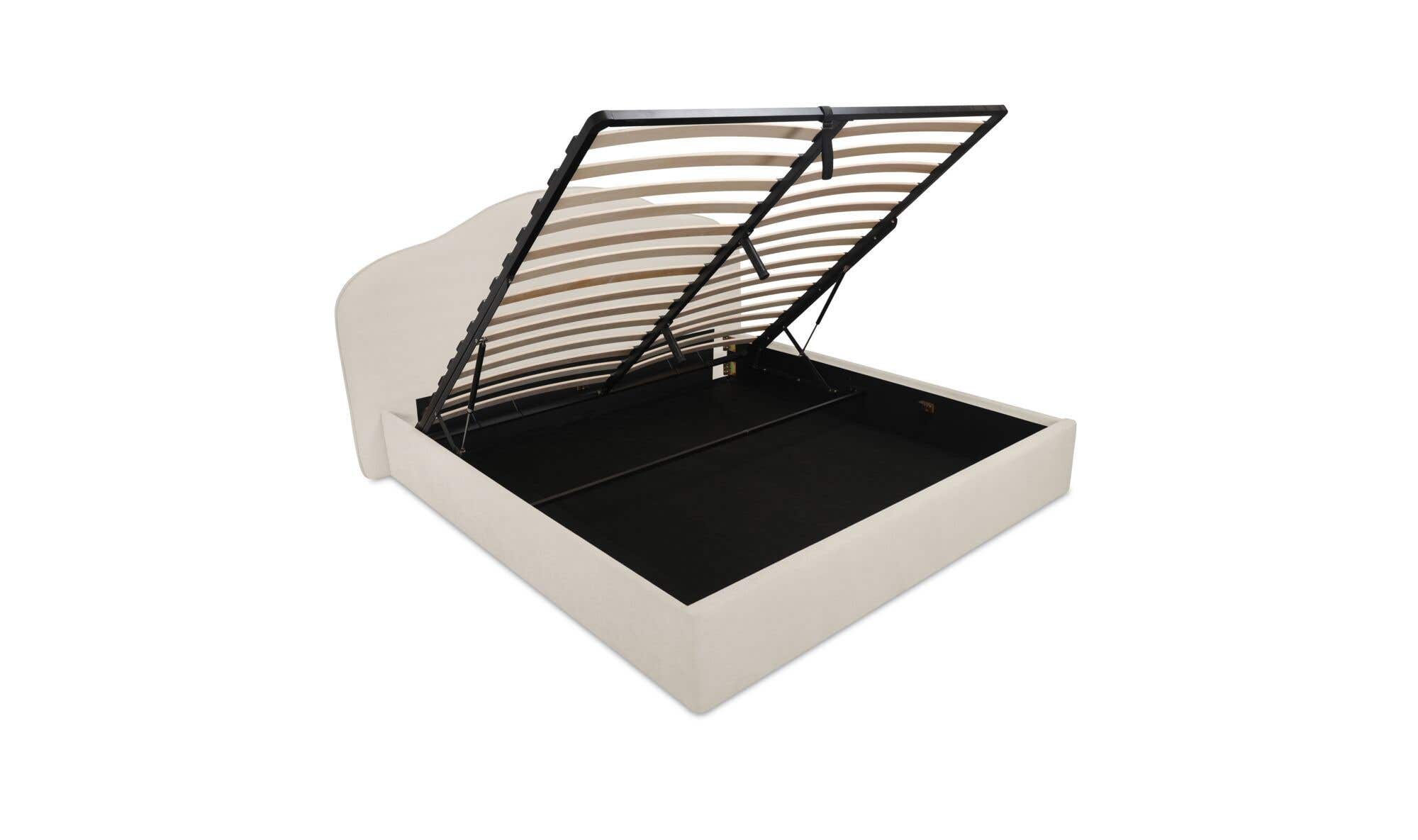 Maggie Queen Storage Bed Cream by Moe's Home Collection - view 7