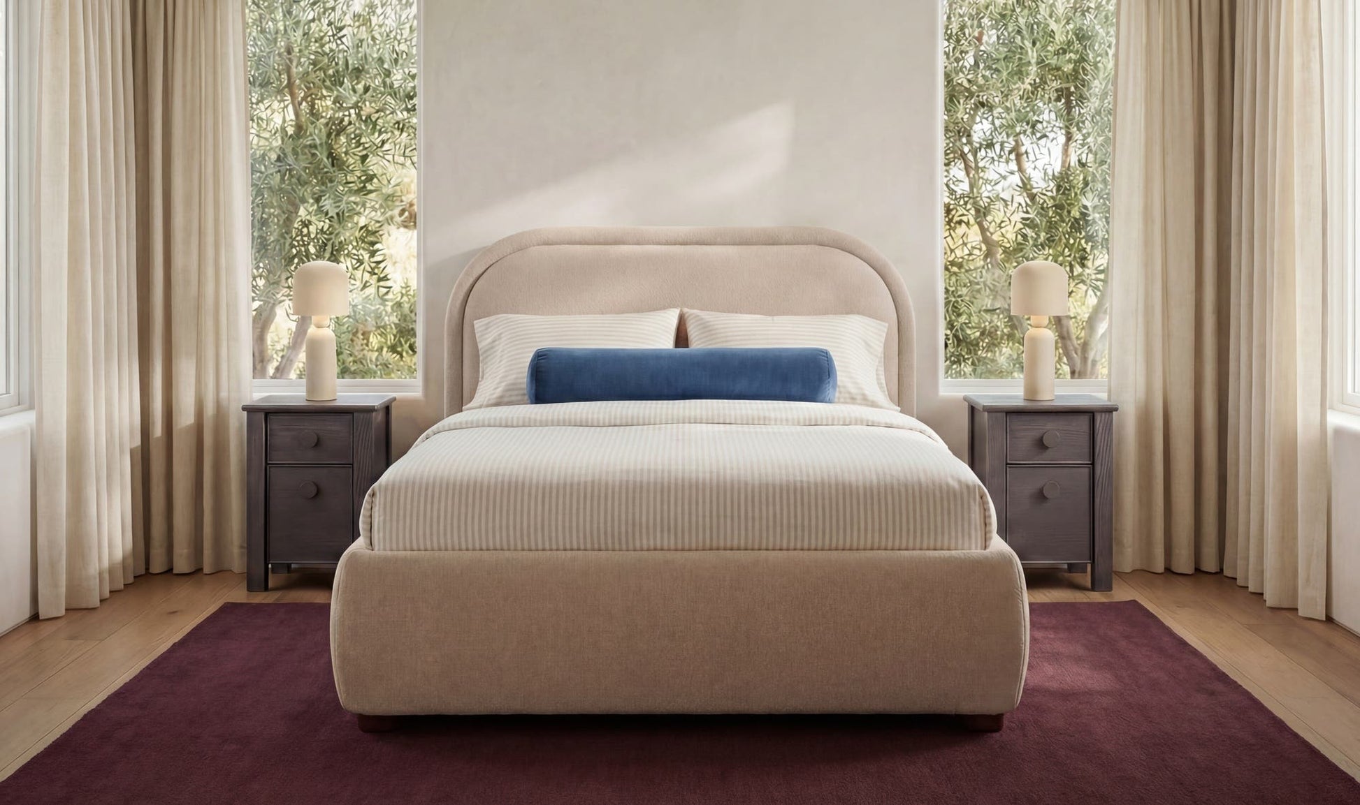 Colin Twin Bed Light Brown by Moe's Home Collection - view 4