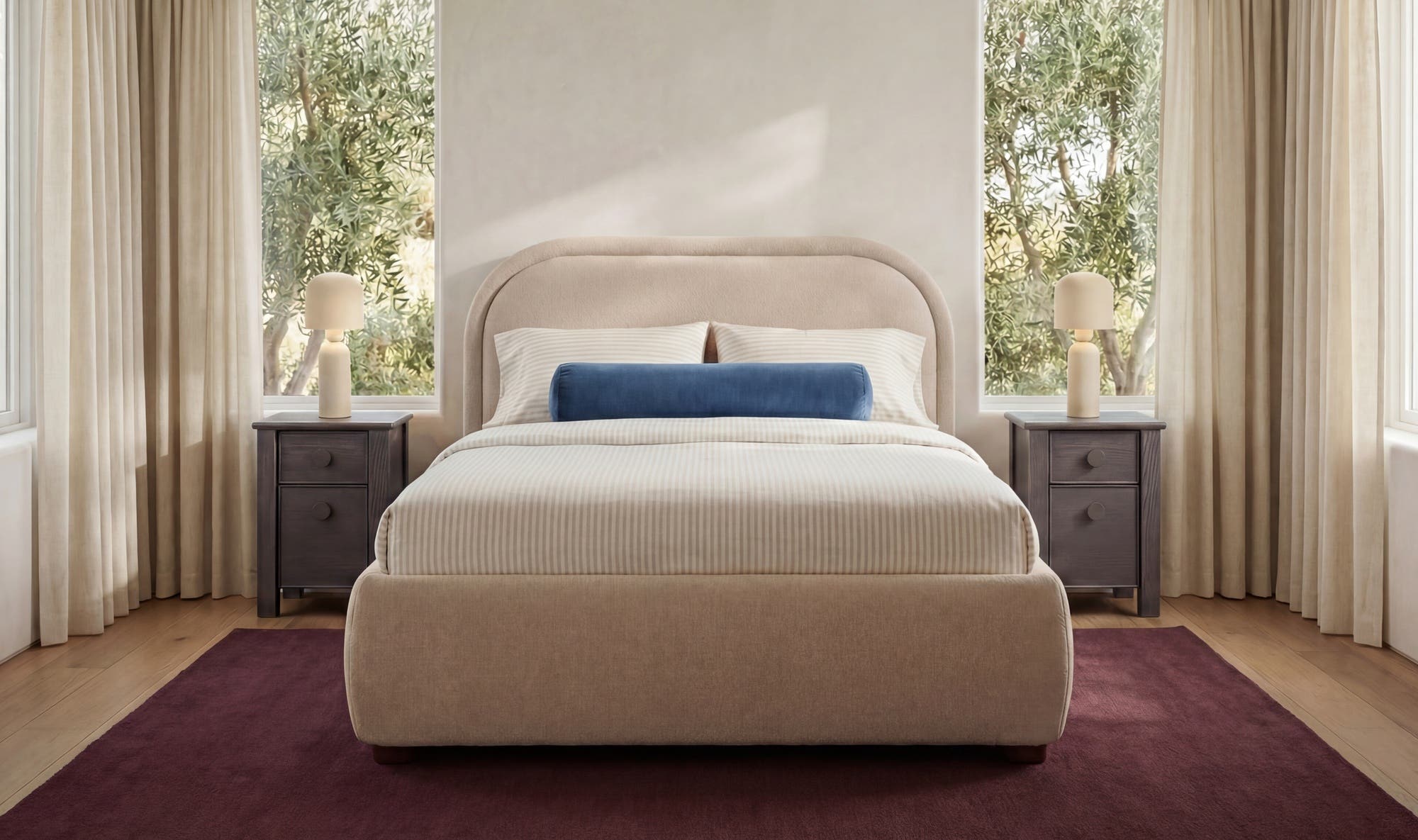 Colin Twin Bed Light Brown by Moe's Home Collection - view 4