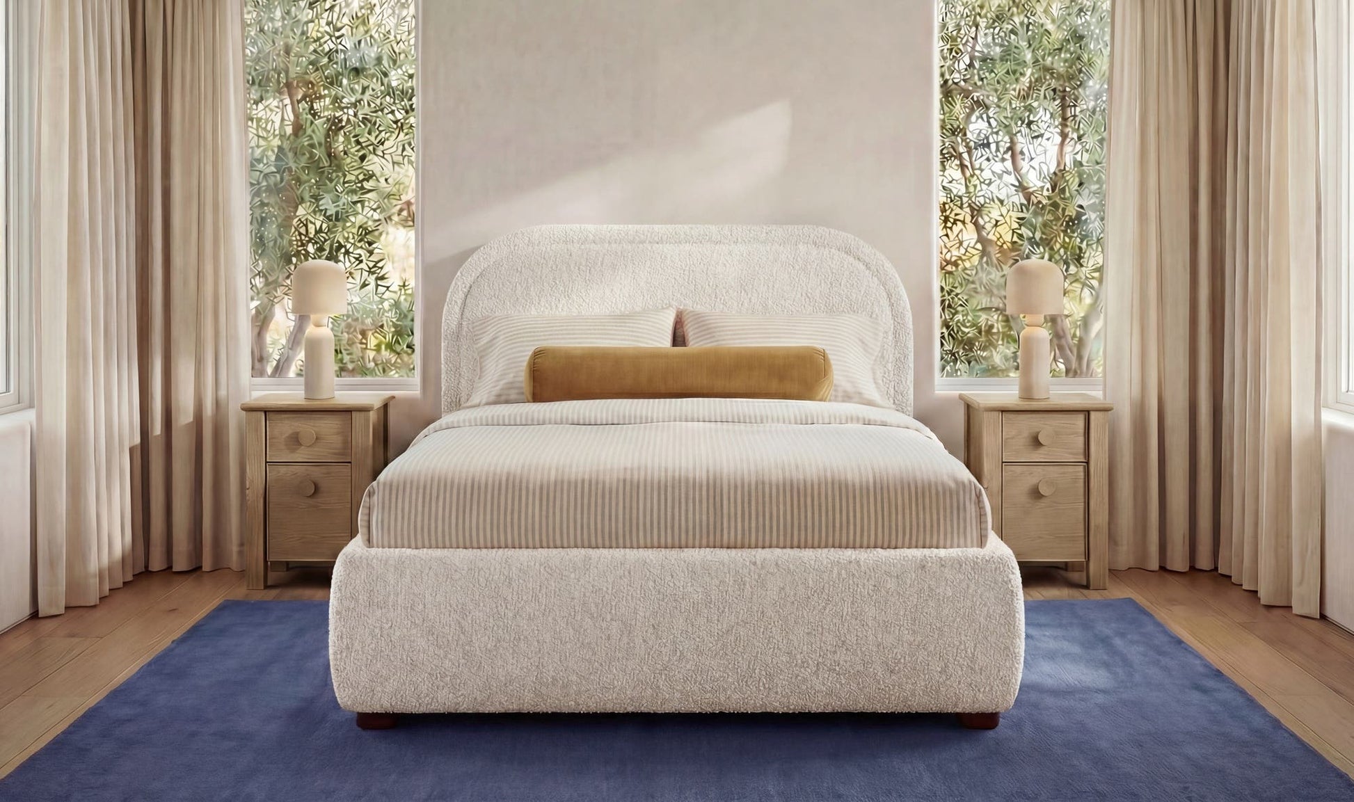 Colin Twin Bed Oatmeal by Moe's Home Collection - view 5