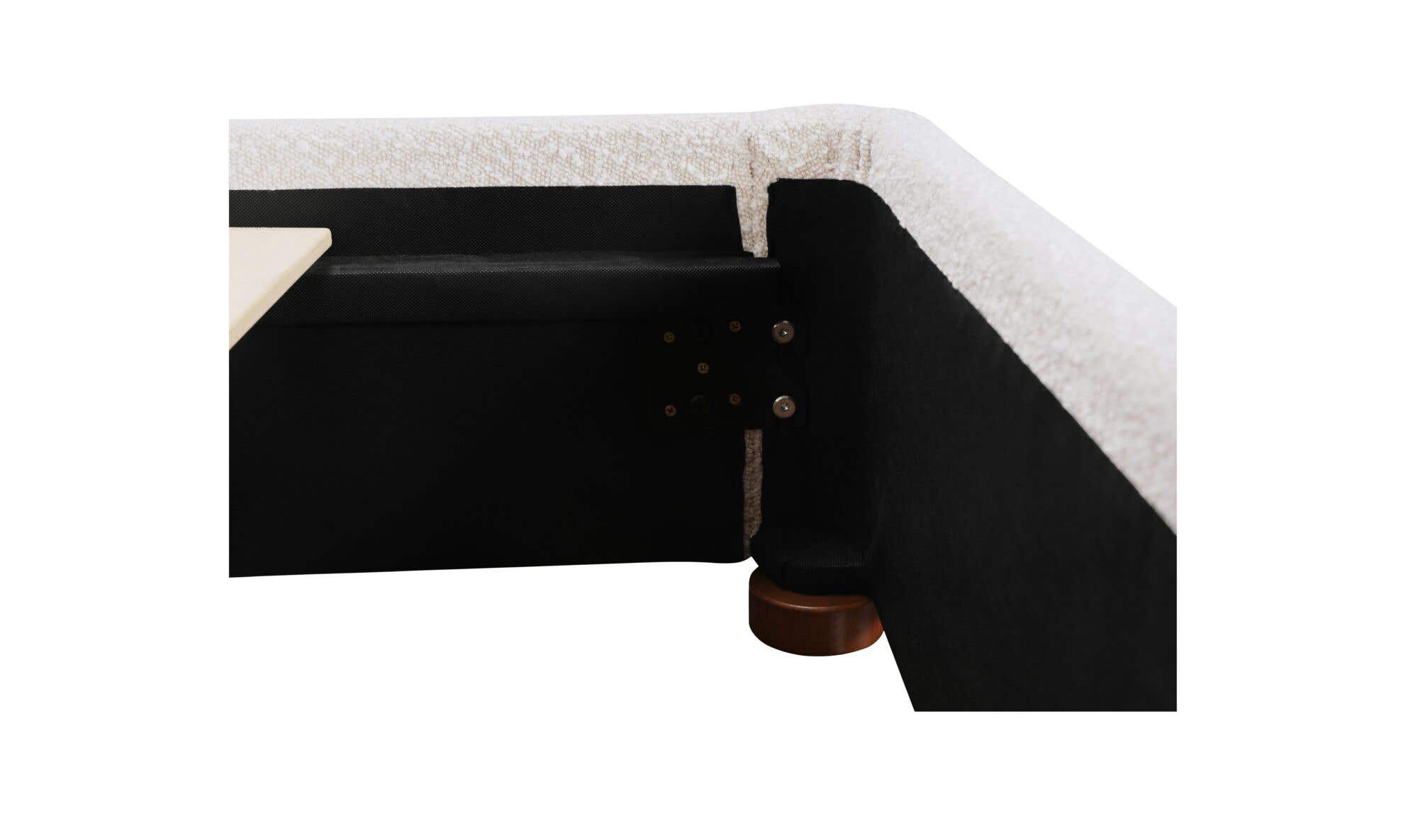 Colin Twin Bed Oatmeal by Moe's Home Collection - view 13