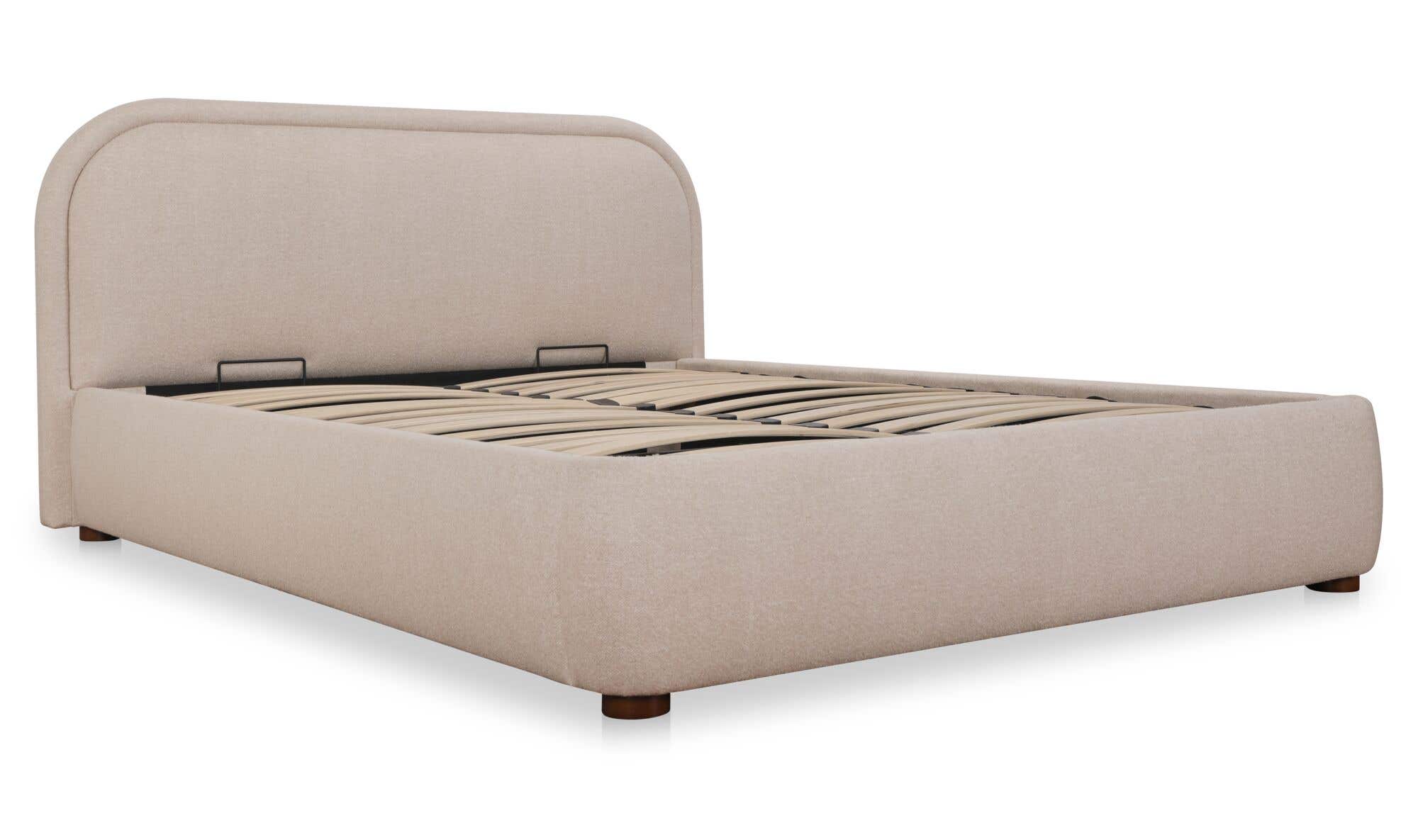 Colin Queen Storage Bed Light Brown by Moe's Home Collection - view 8