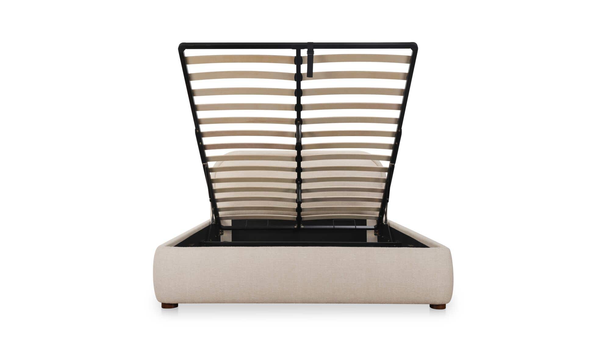 Colin Queen Storage Bed Light Brown by Moe's Home Collection - view 7