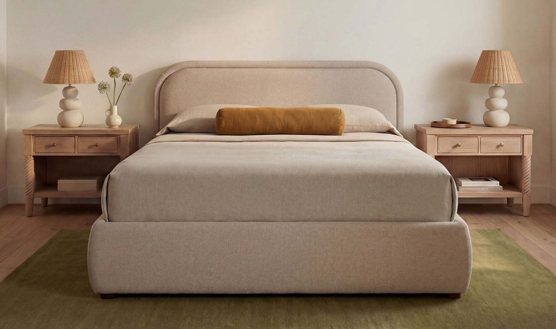 Colin King Storage Bed Light Brown by Moe's Home Collection - view 5