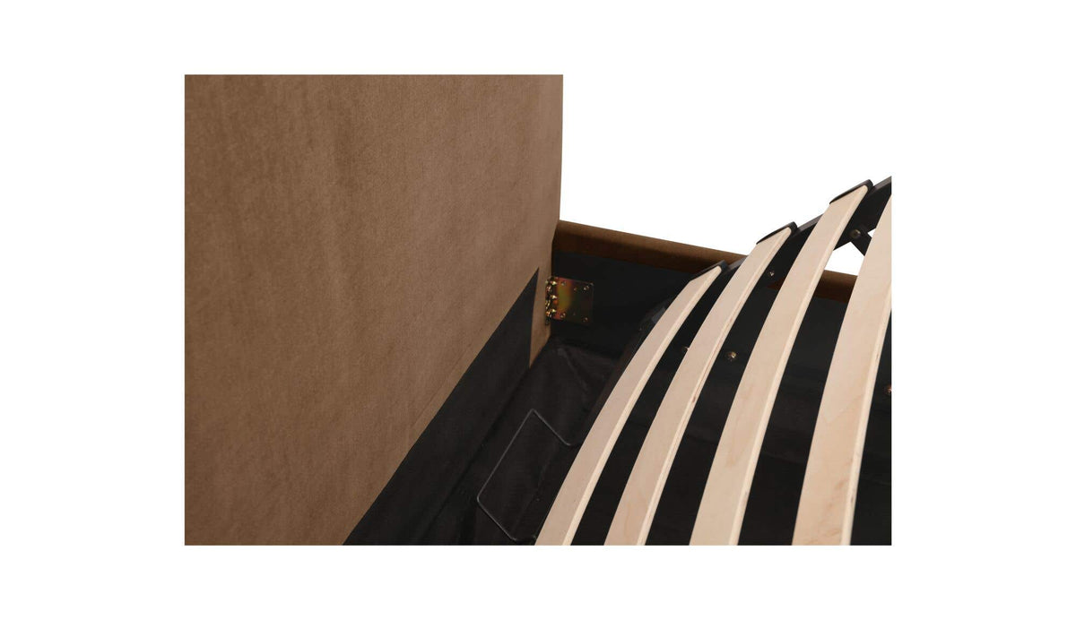 Alfie Queen Storage Bed Light Brown by Moe's Home Collection - view 11