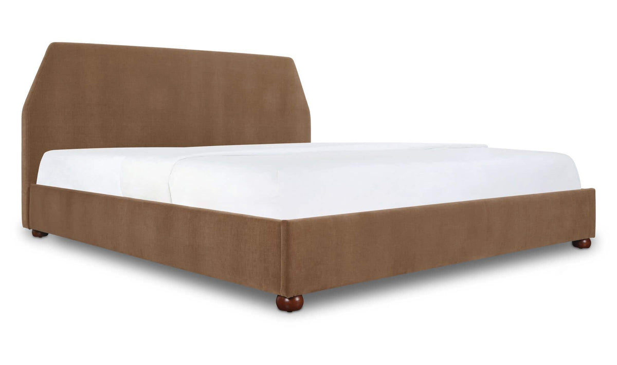Alfie Queen Storage Bed Light Brown by Moe's Home Collection - view 6