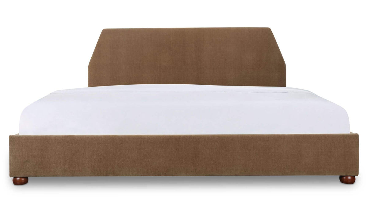 Alfie Queen Storage Bed Light Brown by Moe's Home Collection - view 2