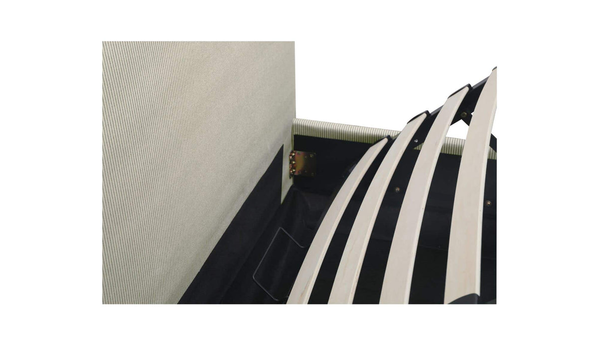 Alfie Queen Storage Bed Green Stripe by Moe's Home Collection - view 10
