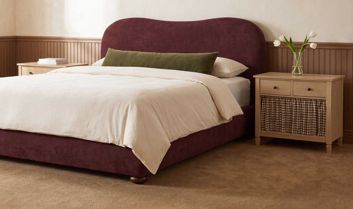 Martine Queen Storage Bed Berry by Moe's Home Collection - view 3