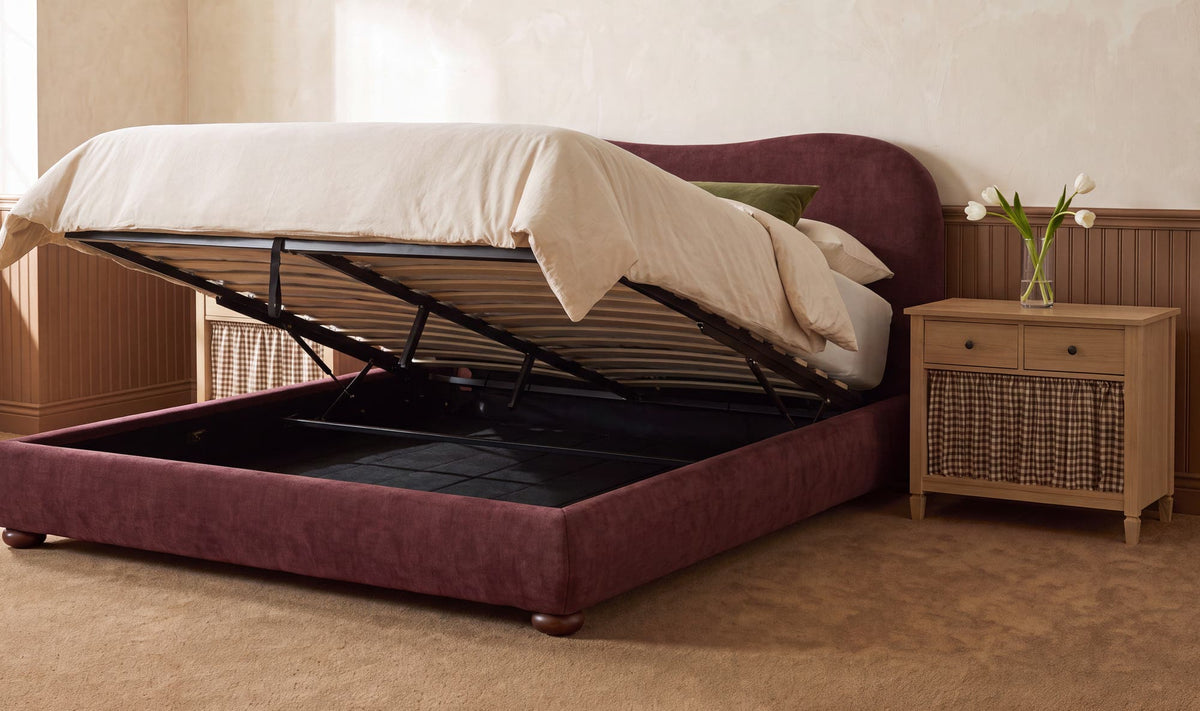 Martine Queen Storage Bed Berry by Moe's Home Collection - view 4