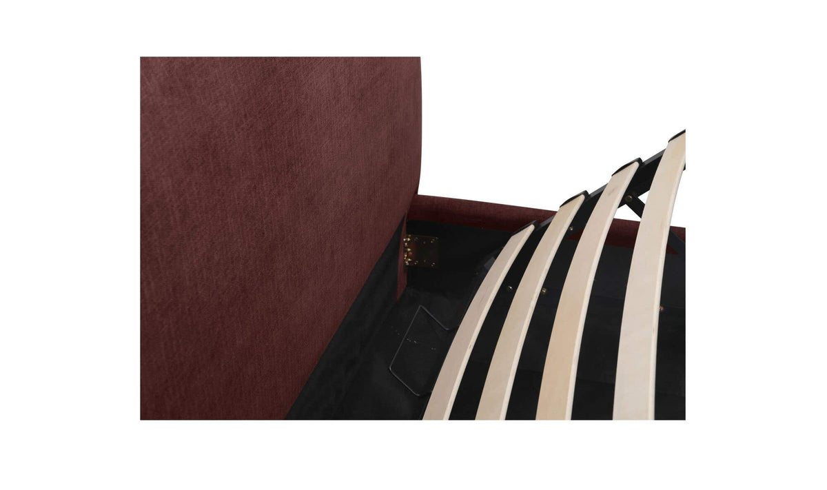 Martine Queen Storage Bed Berry by Moe's Home Collection - view 11