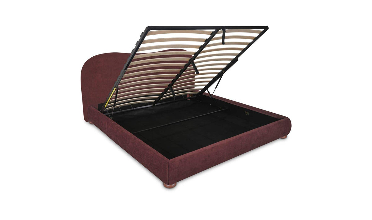 Martine Queen Storage Bed Berry by Moe's Home Collection - view 5