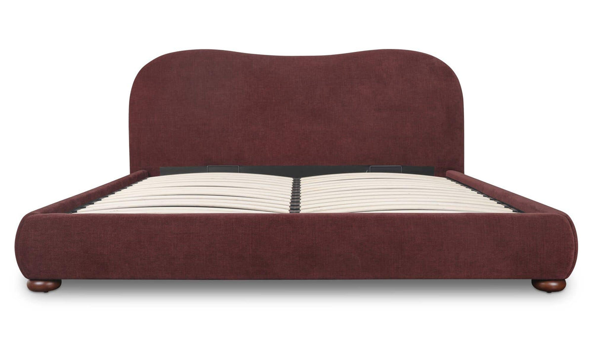 Martine Queen Storage Bed Berry by Moe's Home Collection - view 6