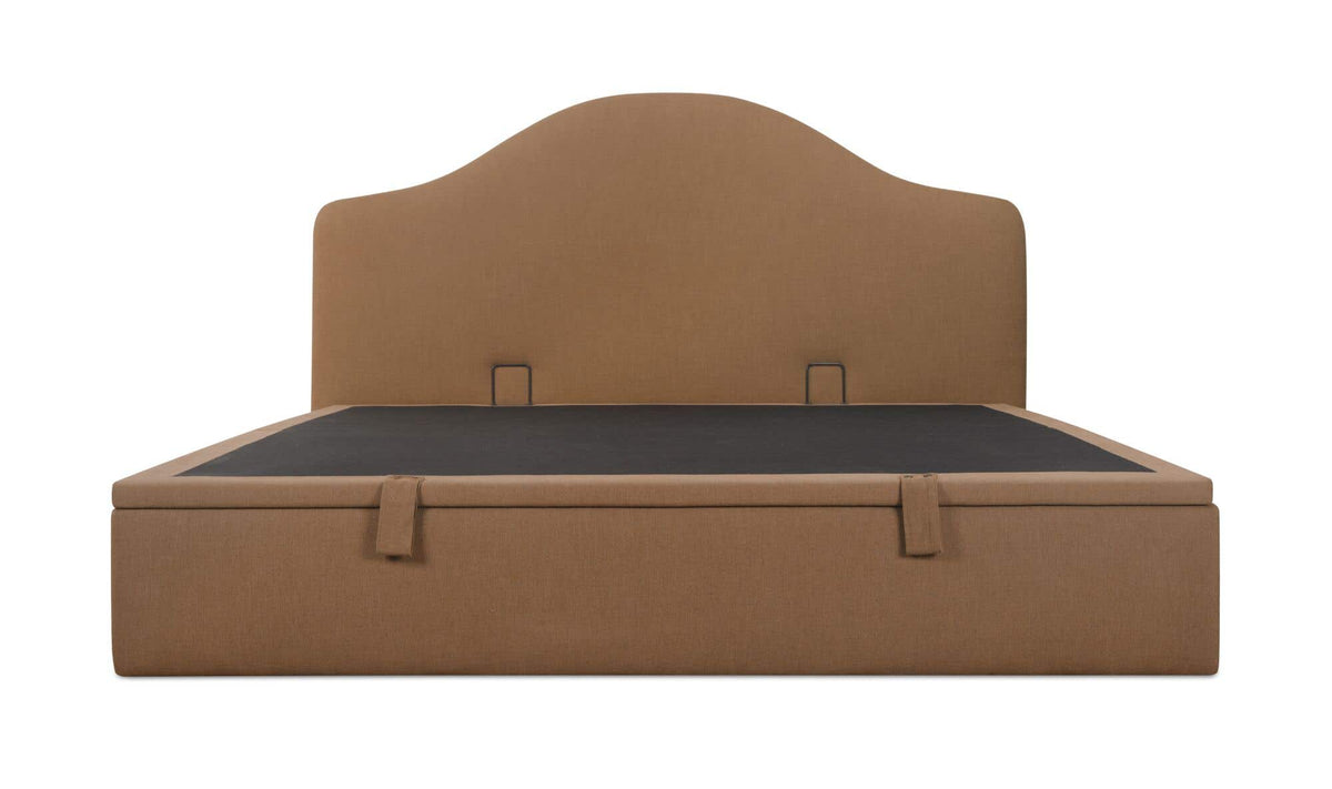 Noelle Queen Storage Bed Light Brown by Moe's Home Collection - view 6