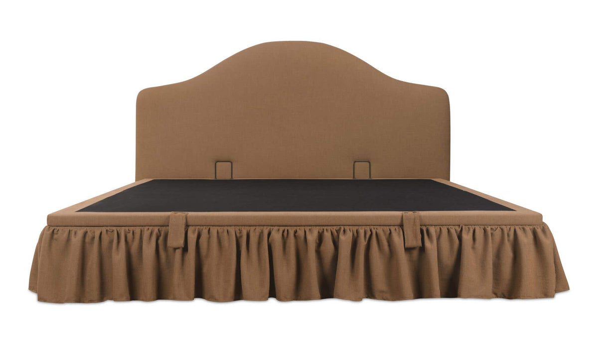 Noelle Queen Storage Bed Light Brown by Moe's Home Collection - view 5