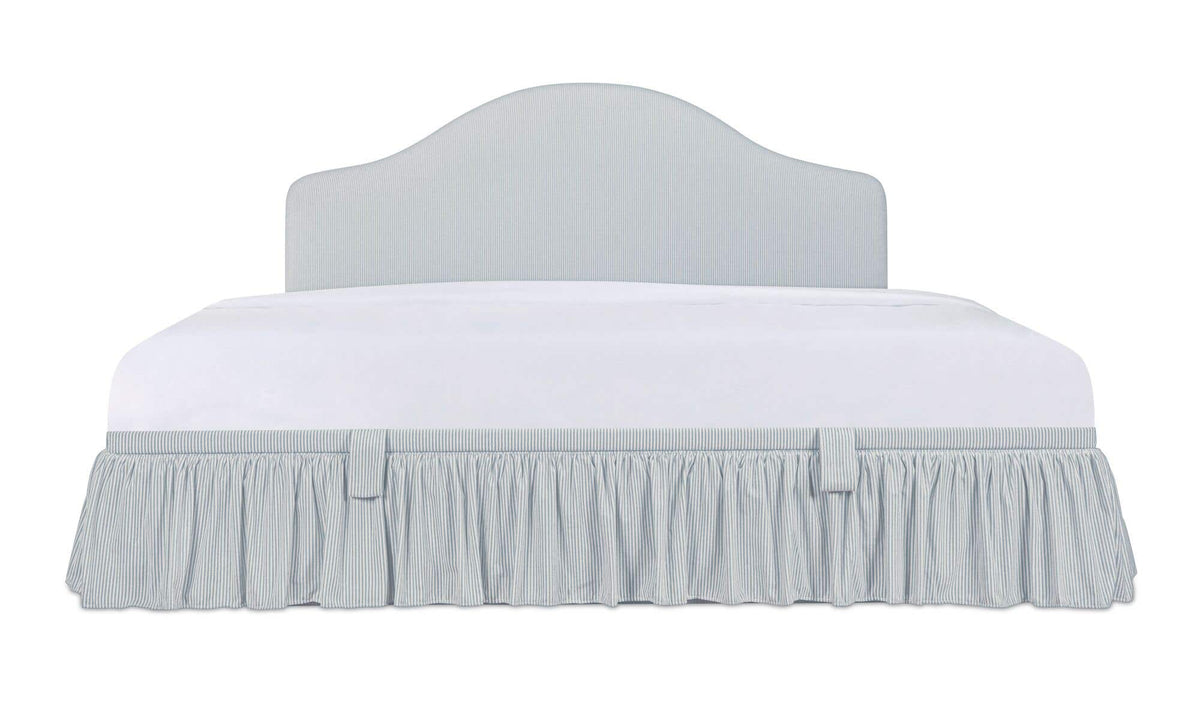 Noelle Queen Storage Bed Light Blue Stripe by Moe's Home Collection - view 2