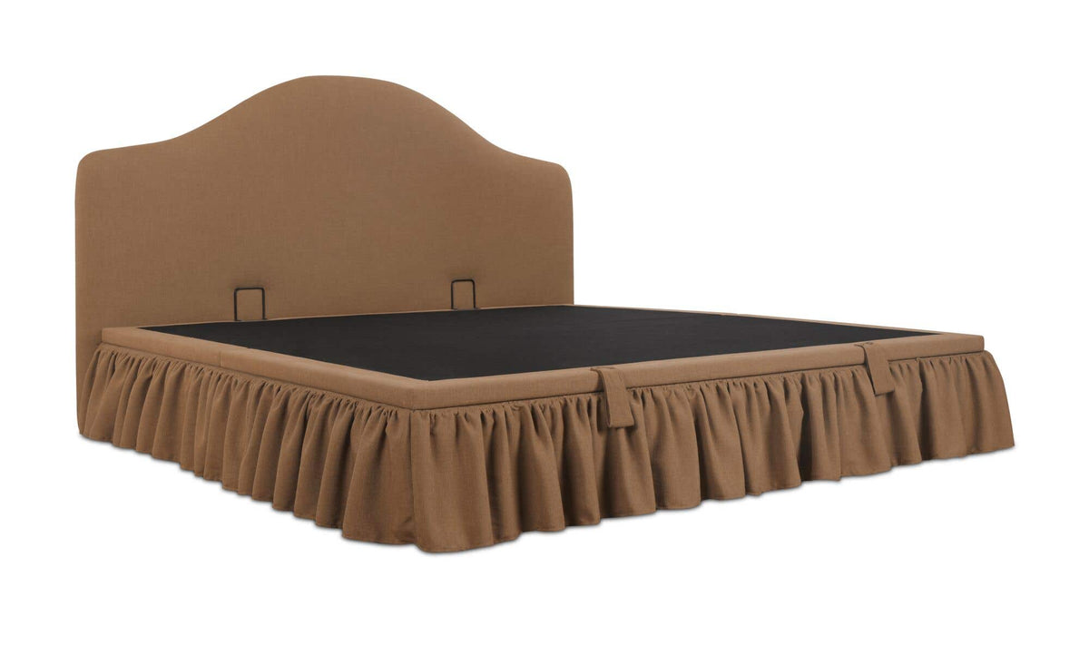 Noelle King Storage Bed Light Brown by Moe's Home Collection - view 8