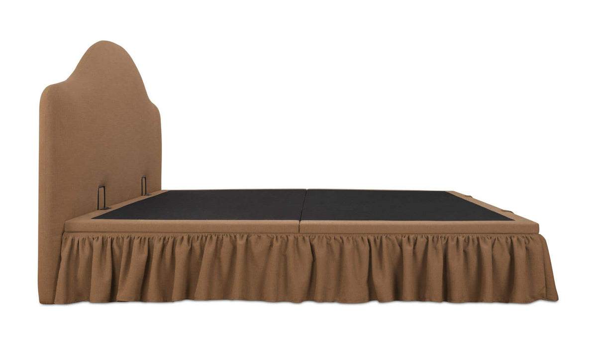 Noelle King Storage Bed Light Brown by Moe's Home Collection - view 10