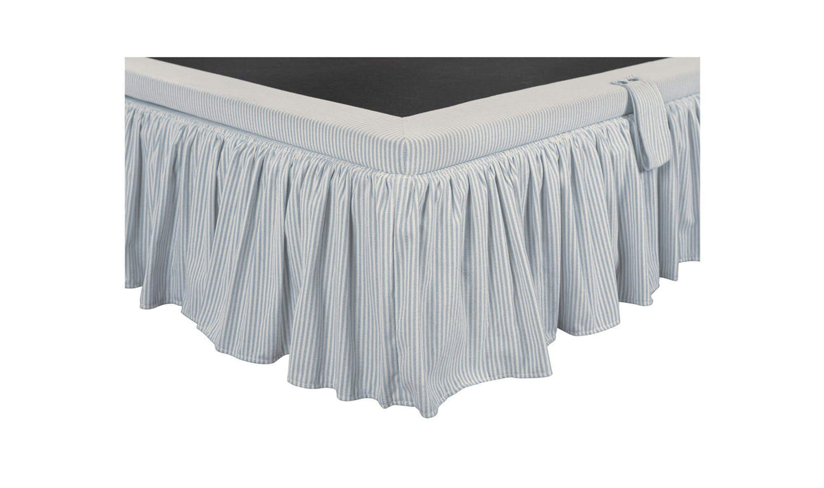 Noelle King Storage Bed Light Blue Stripe by Moe's Home Collection - view 13