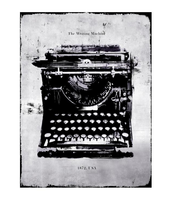 Romancier, typewriters, Suits