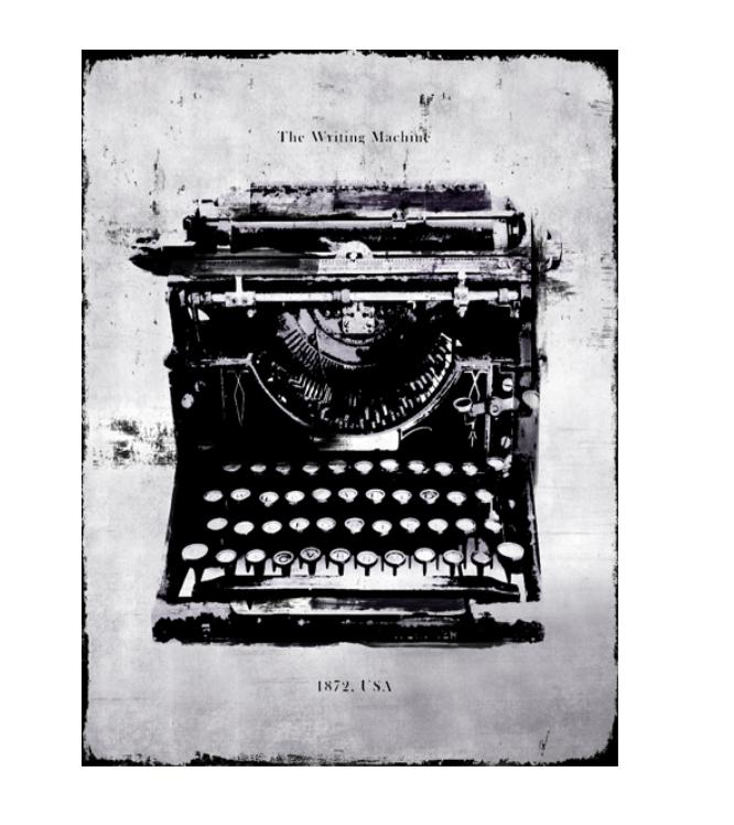 Romancier, typewriters, Suits