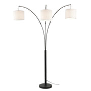 Royal 3-Arm Metal Arc Floor Lamp | Oil Rubbed Bronze