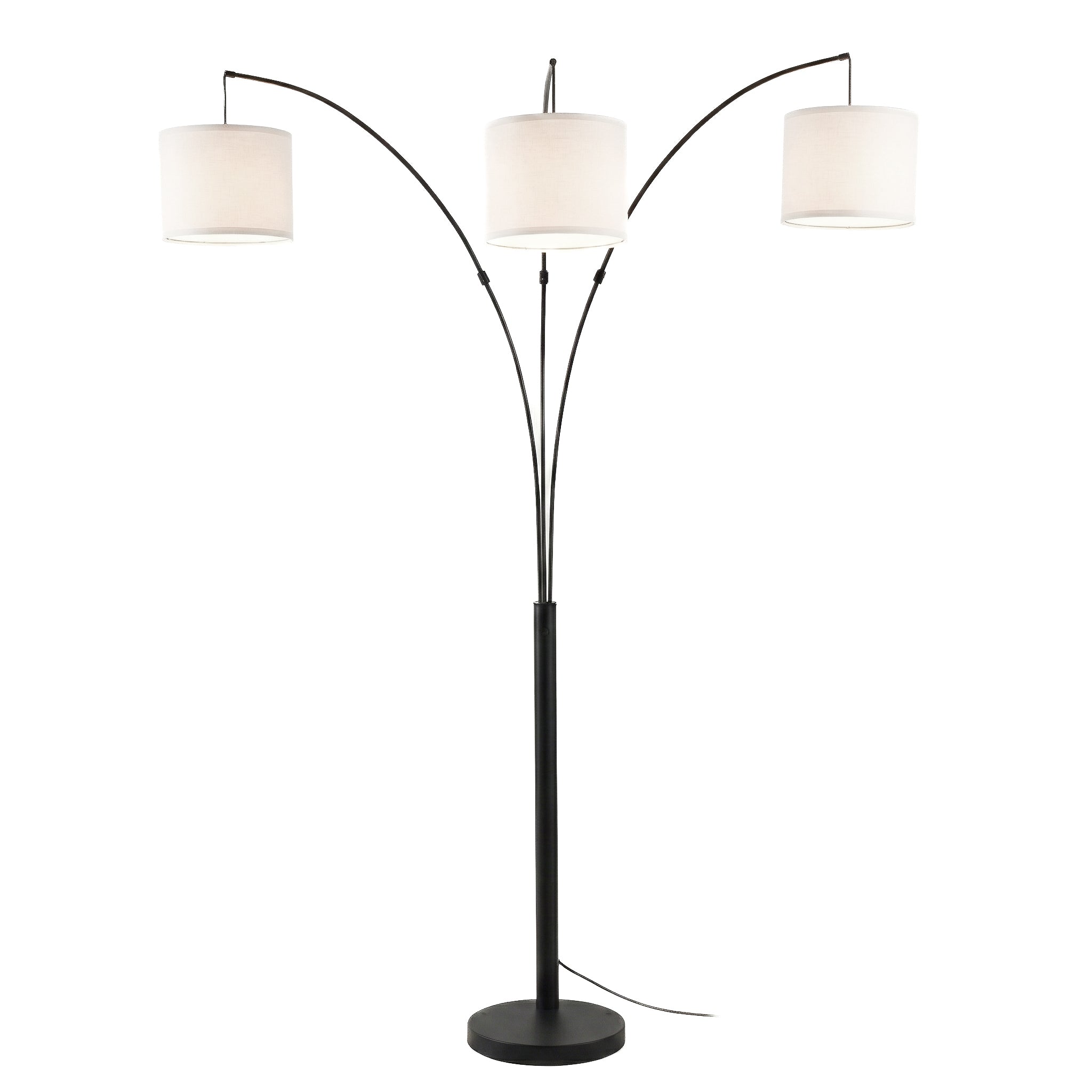 Royal 3-Arm Metal Arc Floor Lamp | Oil Rubbed Bronze