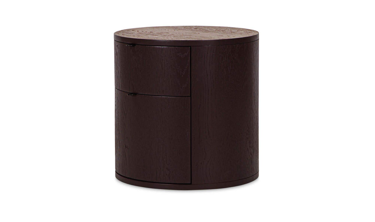 Theo 2 Drawer Nightstand Berry by Moe's Home Collection - view 4