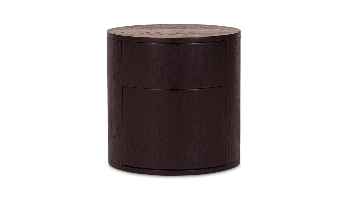 Theo 2 Drawer Nightstand Berry by Moe's Home Collection - view 2