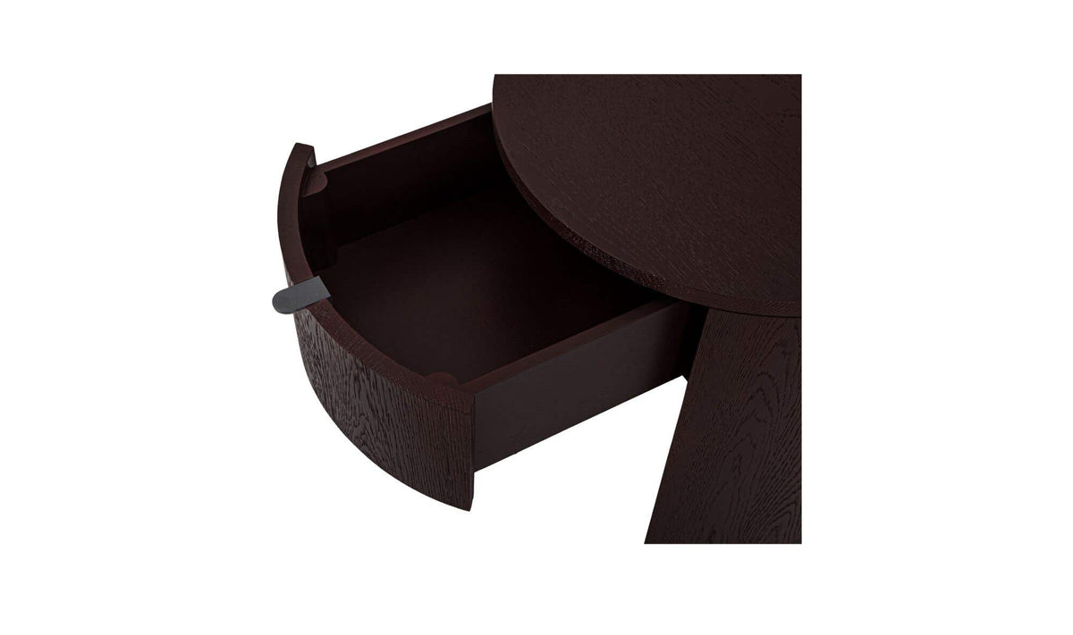 Theo 1 Drawer Nightstand Berry by Moe's Home Collection - view 11