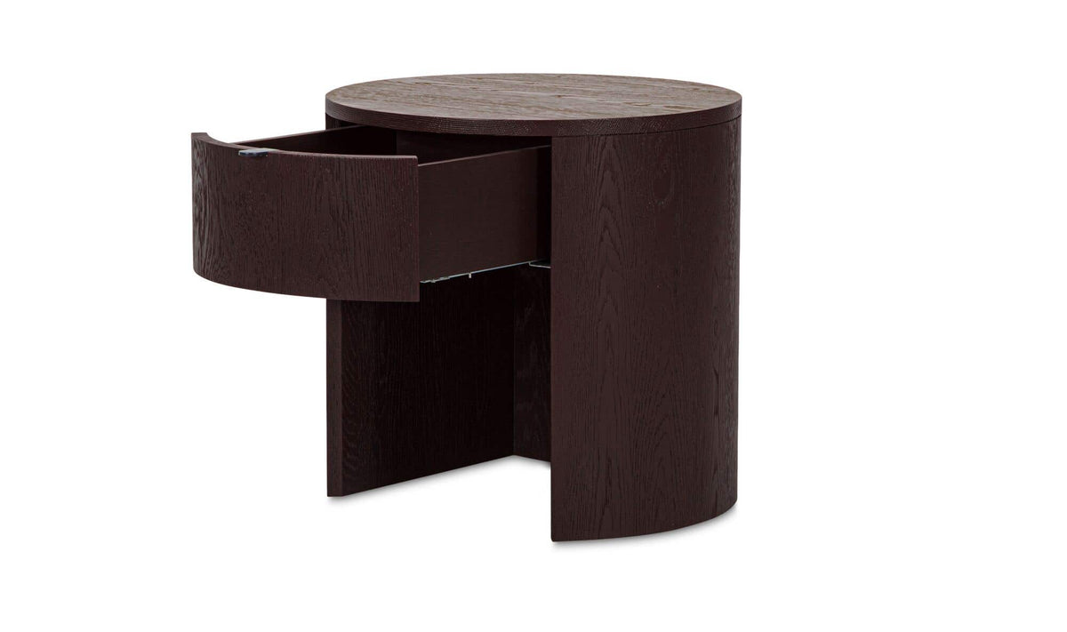 Theo 1 Drawer Nightstand Berry by Moe's Home Collection - view 5