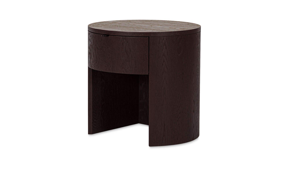 Theo 1 Drawer Nightstand Berry by Moe's Home Collection - view 4