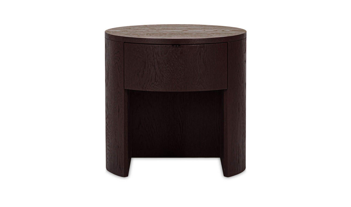 Theo 1 Drawer Nightstand Berry by Moe's Home Collection - view 2