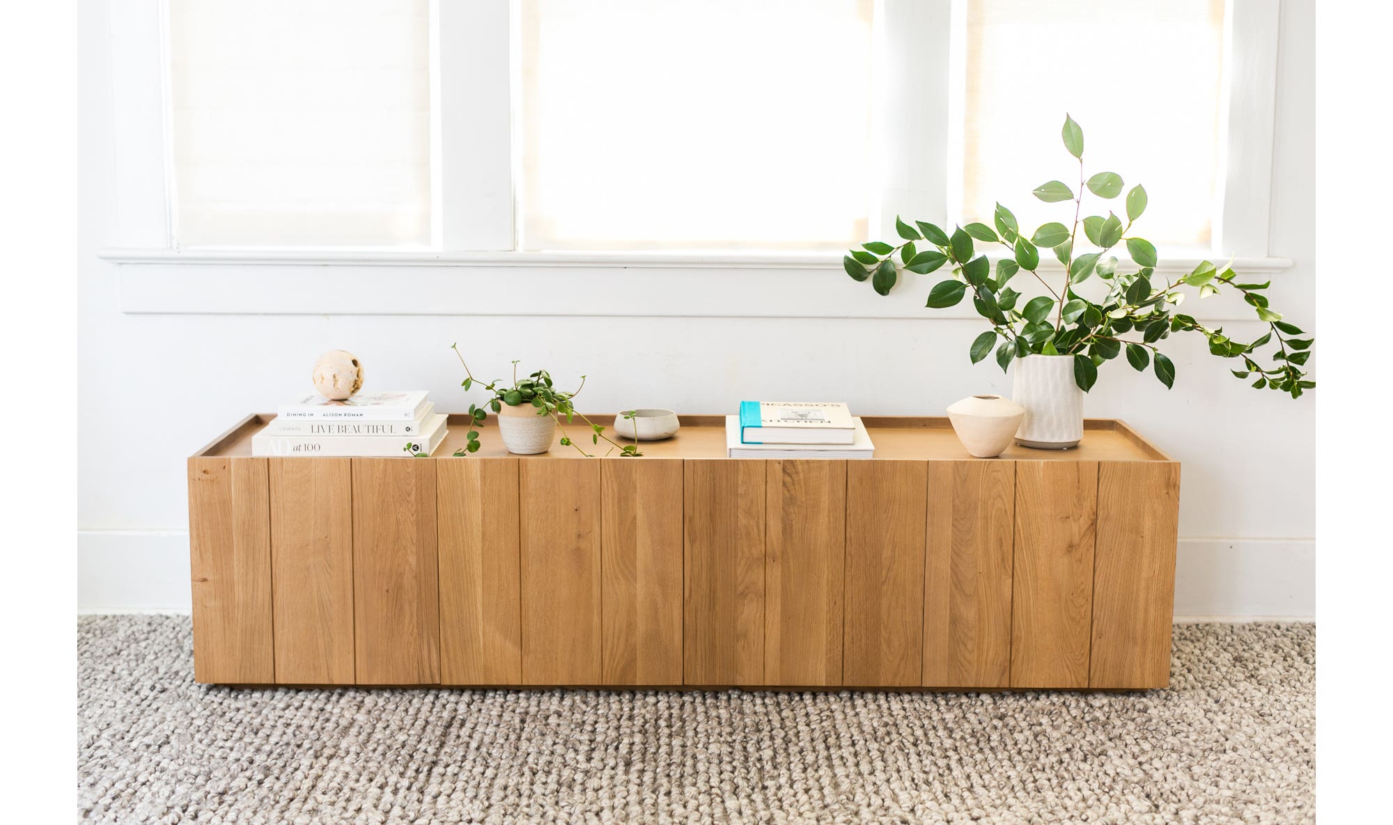Plank Media Cabinet Natural by Moe's Home Collection - view 10