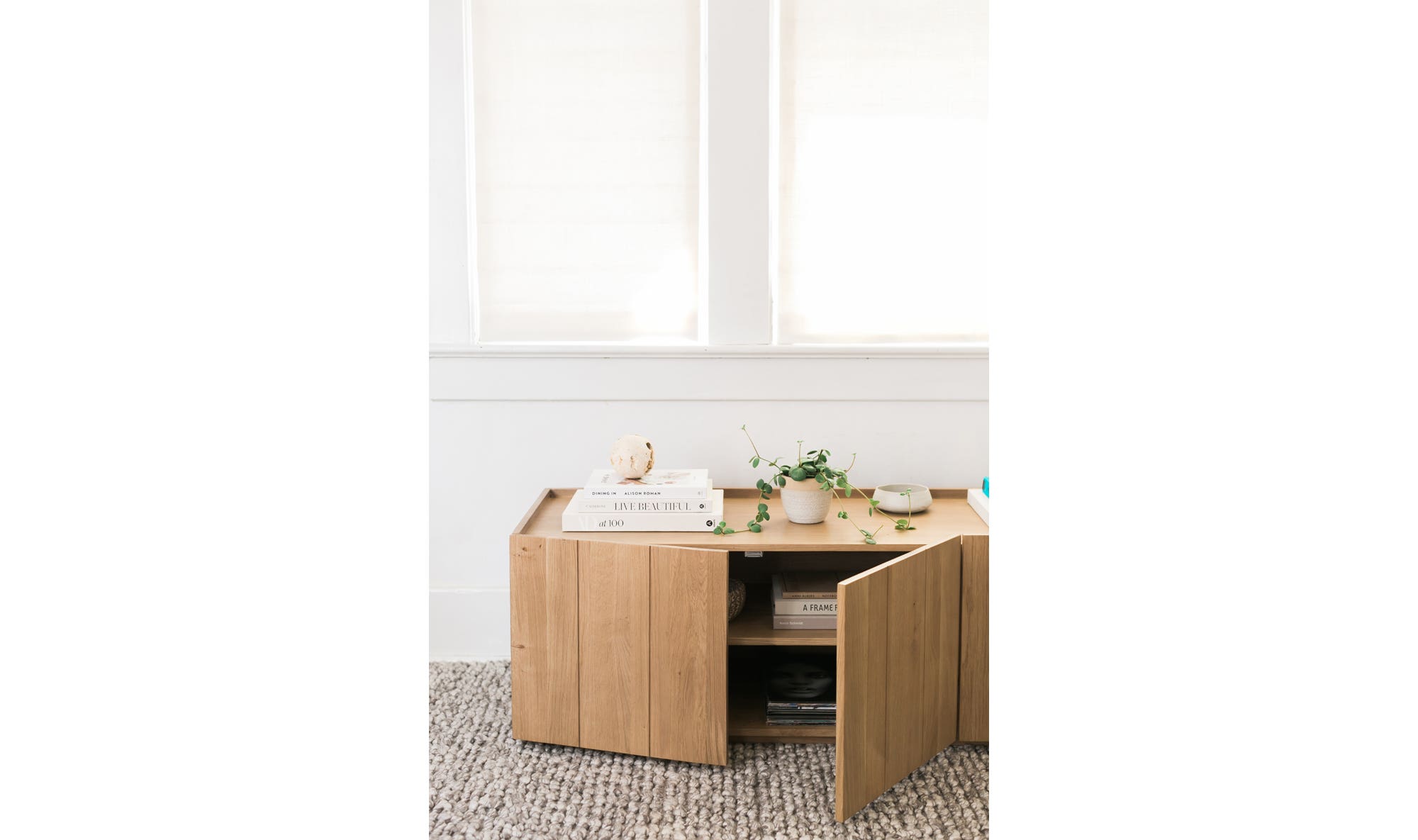 Plank Media Cabinet Natural by Moe's Home Collection - view 11