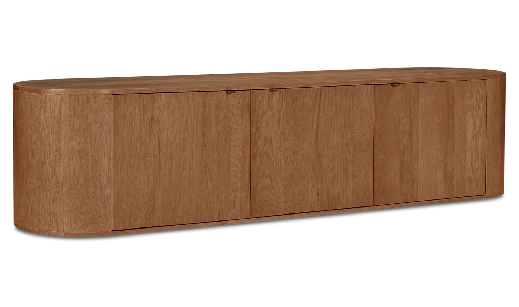 Theo Media Bench Brown by Moe's Home Collection - view 6