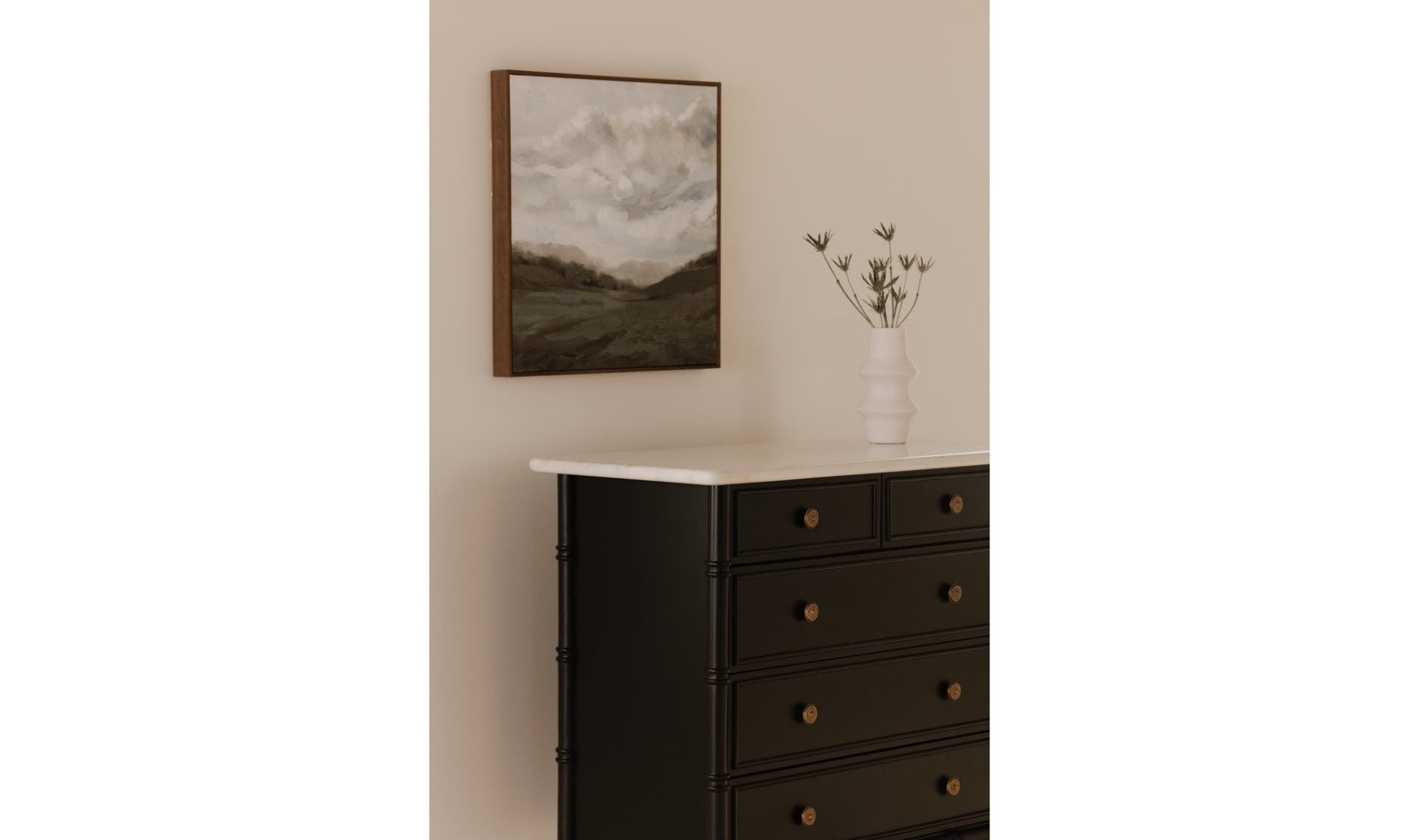 Eleanor 5 Drawer Chest Black by Moe's Home Collection - view 8