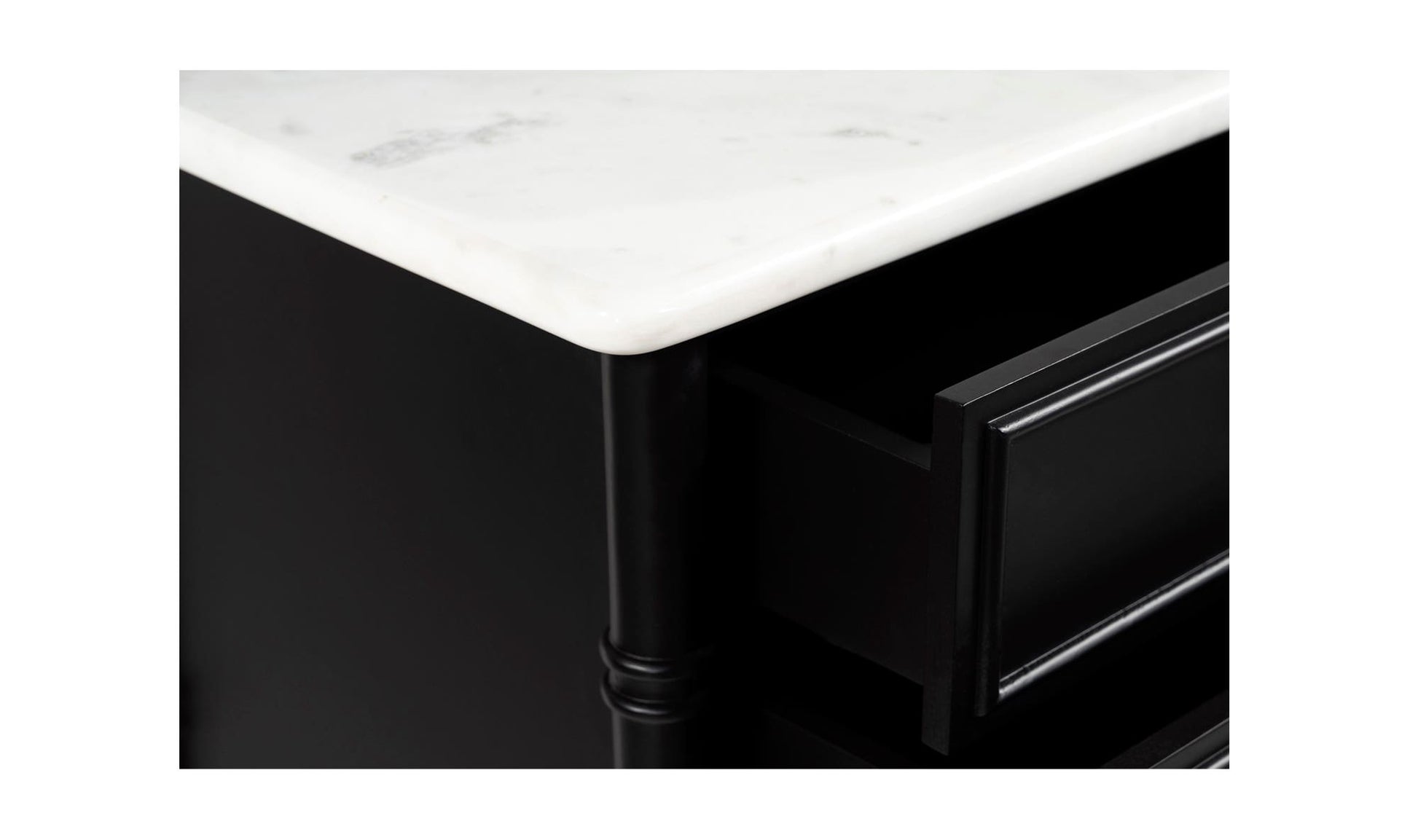 Eleanor 5 Drawer Chest Black by Moe's Home Collection - view 14