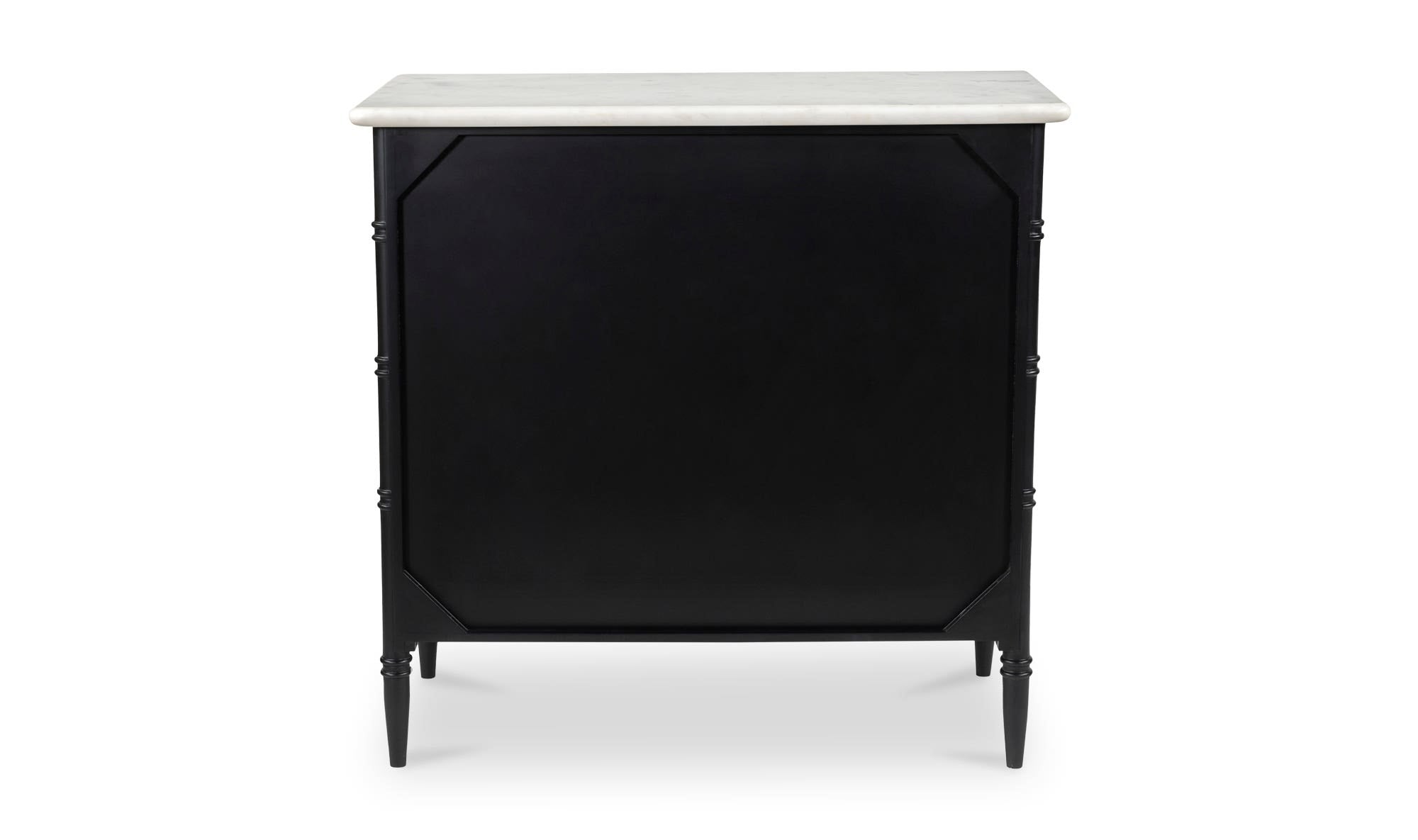 Eleanor 5 Drawer Chest Black by Moe's Home Collection - view 17