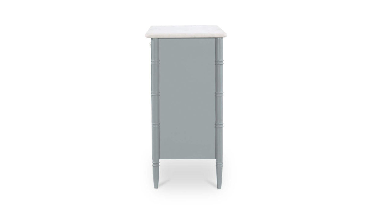 Eleanor 5 Drawer Chest Light Blue by Moe's Home Collection - view 6