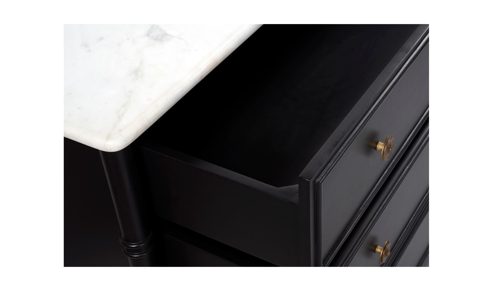 Eleanor 6 Drawer Dresser Black by Moe's Home Collection - view 7