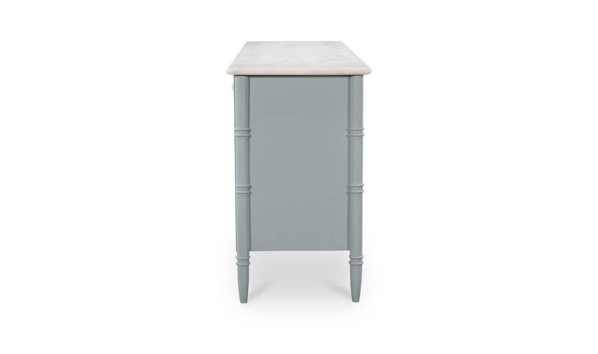 Eleanor 6 Drawer Dresser Light Blue by Moe's Home Collection - view 6