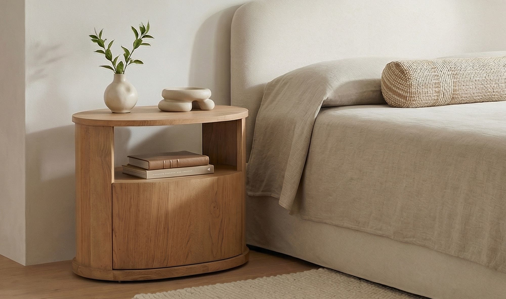 Tommy Nightstand Natural by Moe's Home Collection - view 4