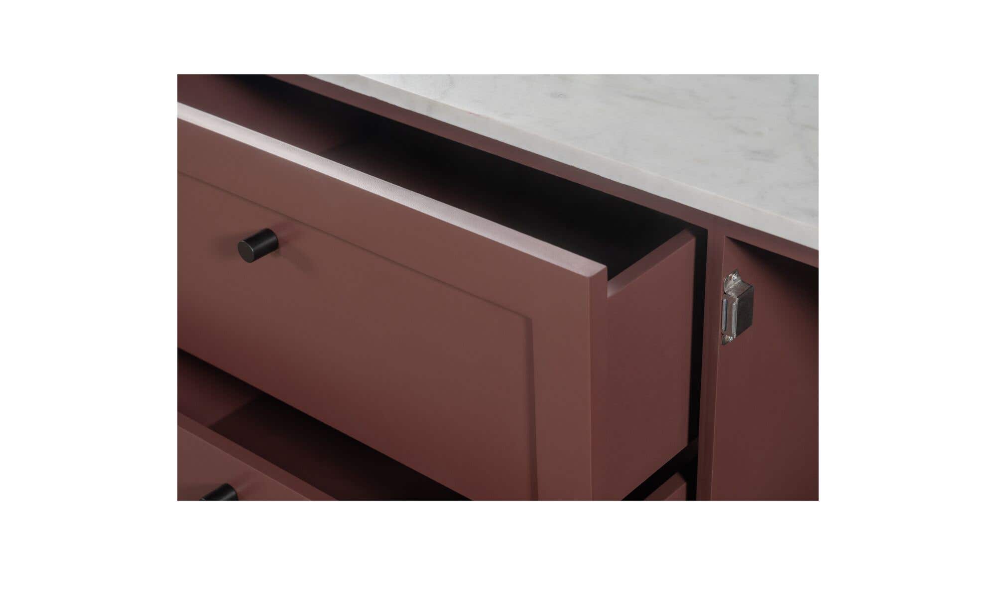 Nadine Sideboard Deep Burgundy by Moe's Home Collection - view 14