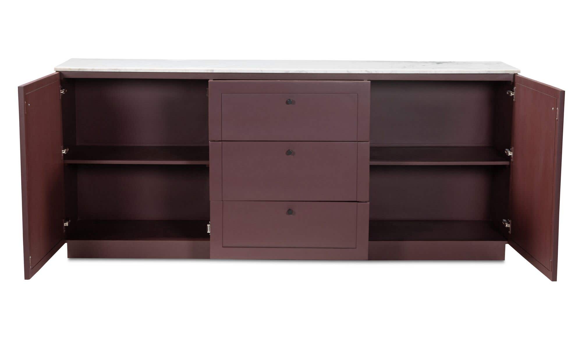 Nadine Sideboard Deep Burgundy by Moe's Home Collection - view 7