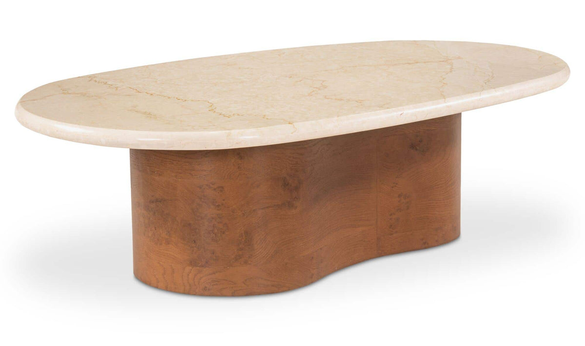 Leah Coffee Table Botticino Marble by Moe's Home Collection - view 4