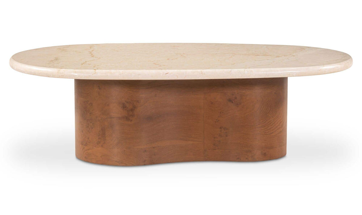 Leah Coffee Table Botticino Marble by Moe's Home Collection - view 2