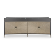 Noir Almost Black Sideboard 84.13" by Caracole