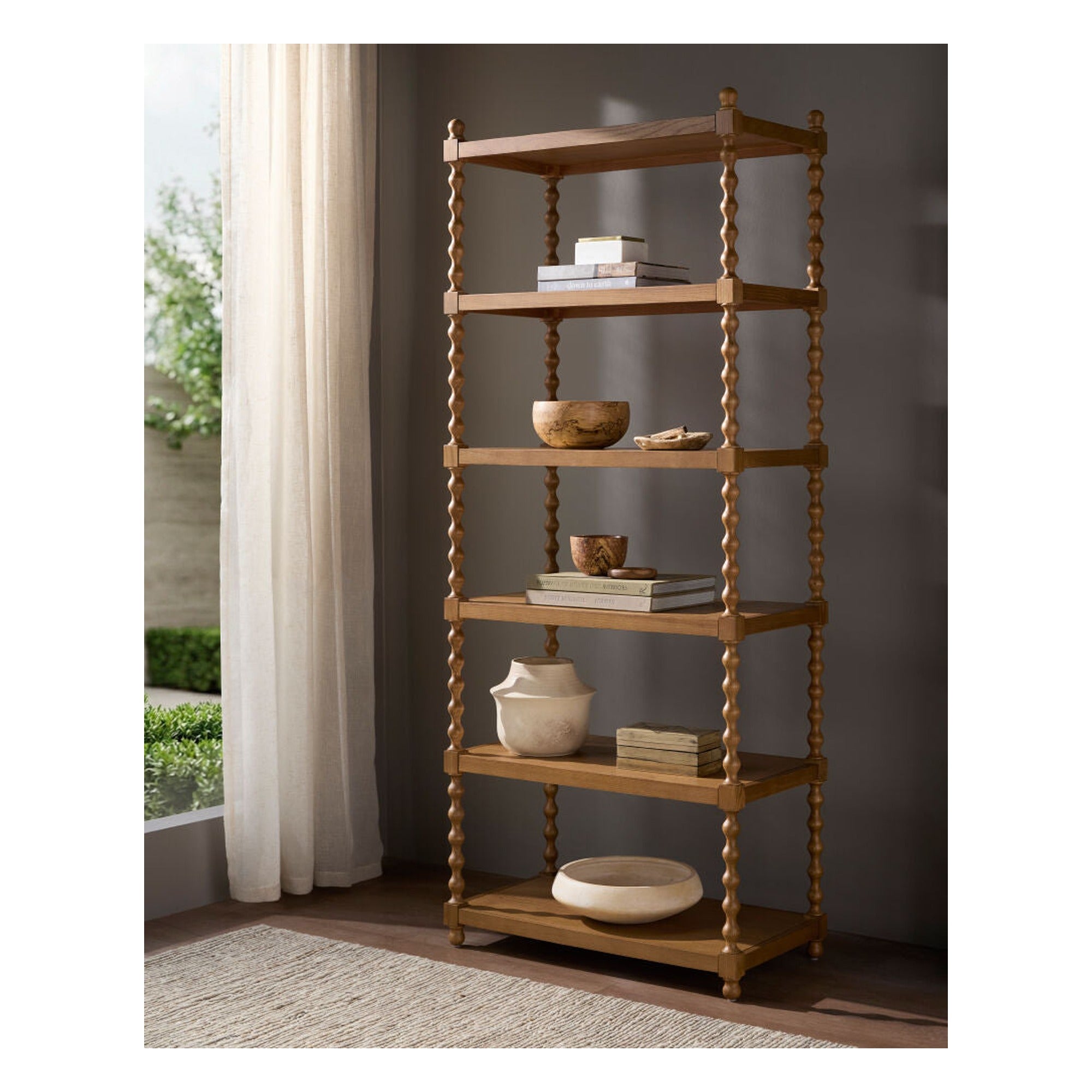 Roslyn Bookcase RSLN-001 - styleshot