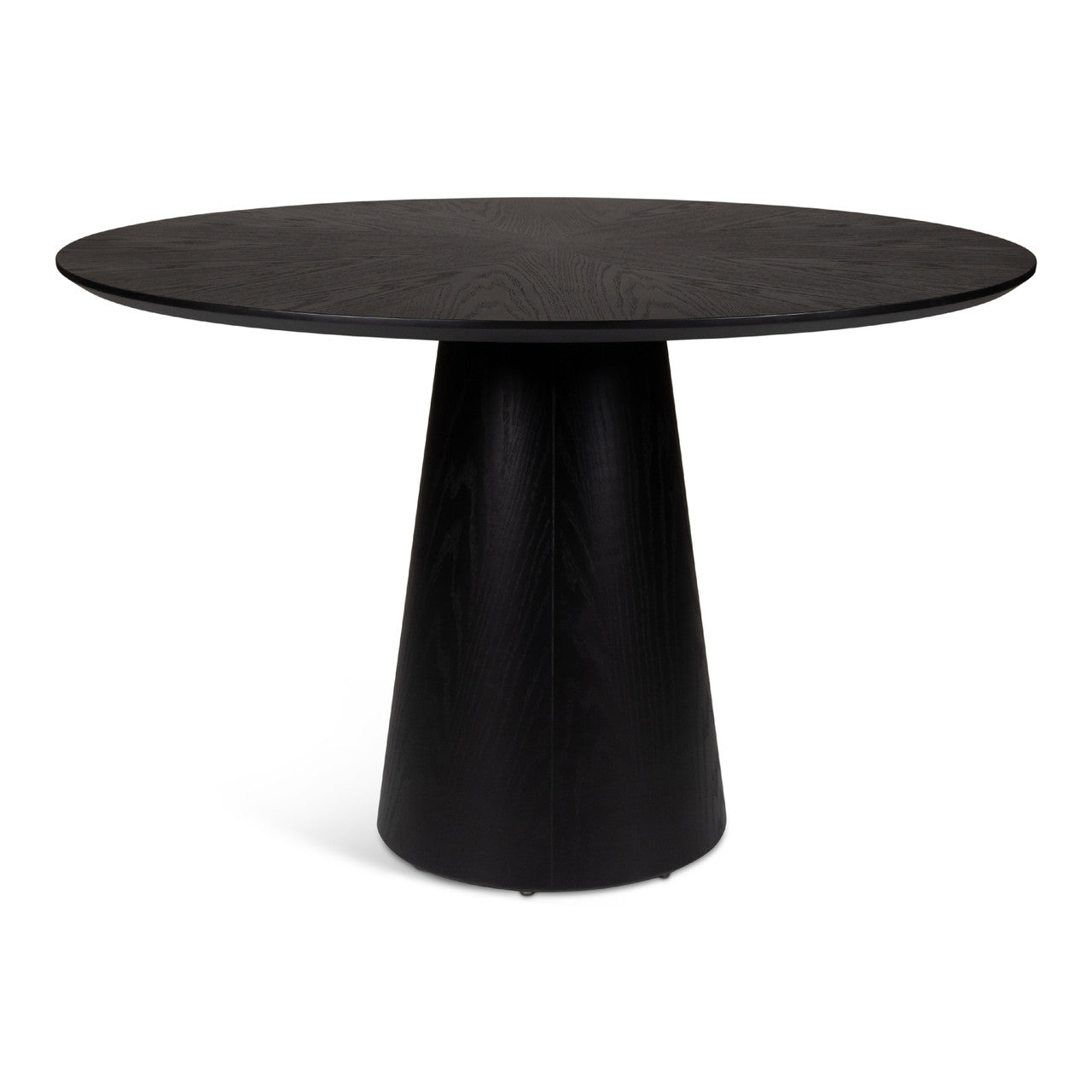 Modern Brazilian - Mona - Wooden Top Round Dining Table - Ebano
